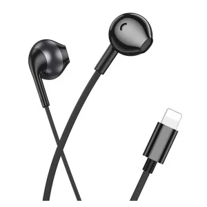 Casti Hoco M115 Sagacious universal earphones with microphone iP [Black]